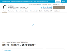 Tablet Screenshot of hotelleusden.nl